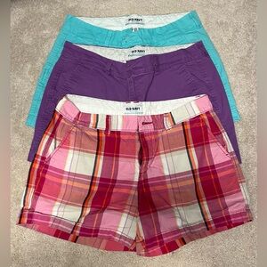 3 Old Navy women’s shorts size 8